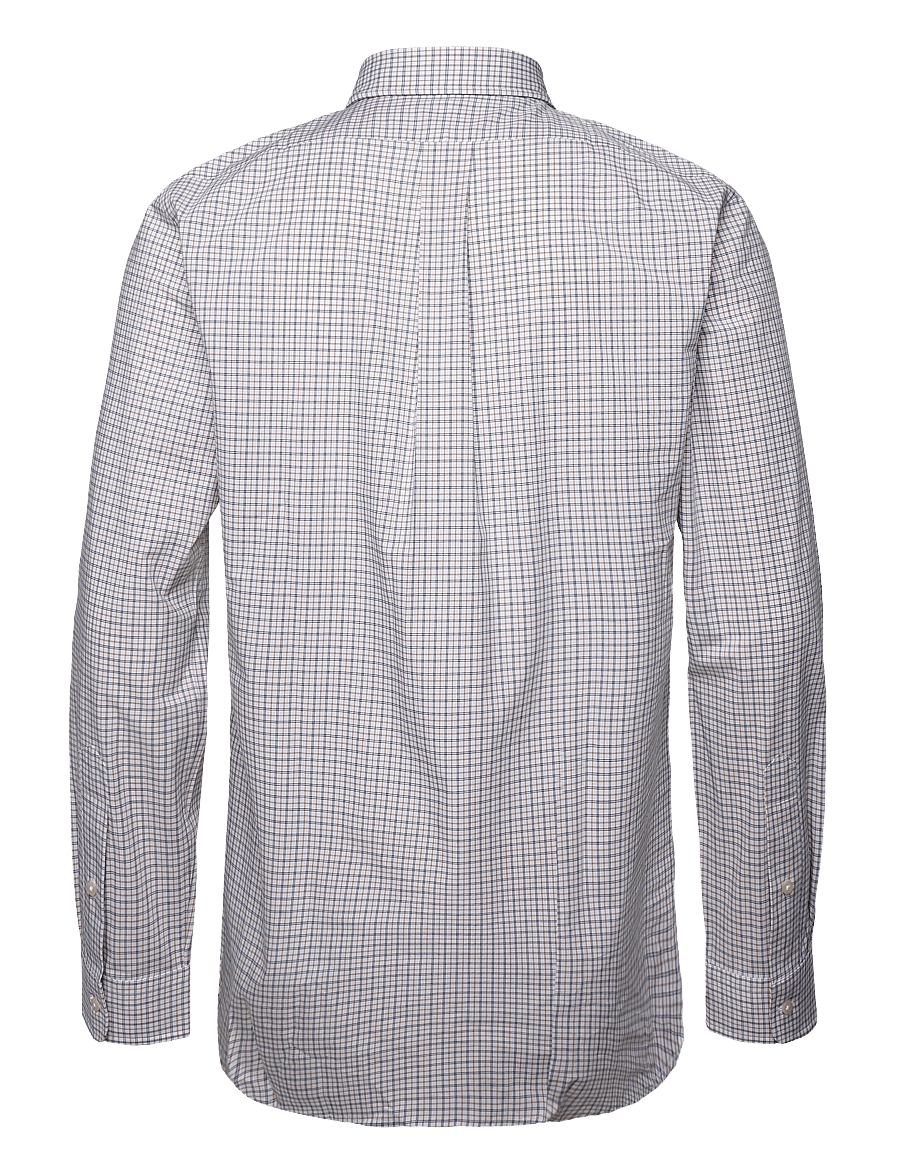 Polo Ralph Lauren - 50/1 BISTRCH POPLIN-WVN-SHIRT - ruudulised särgid - 7353c white clssc - 1