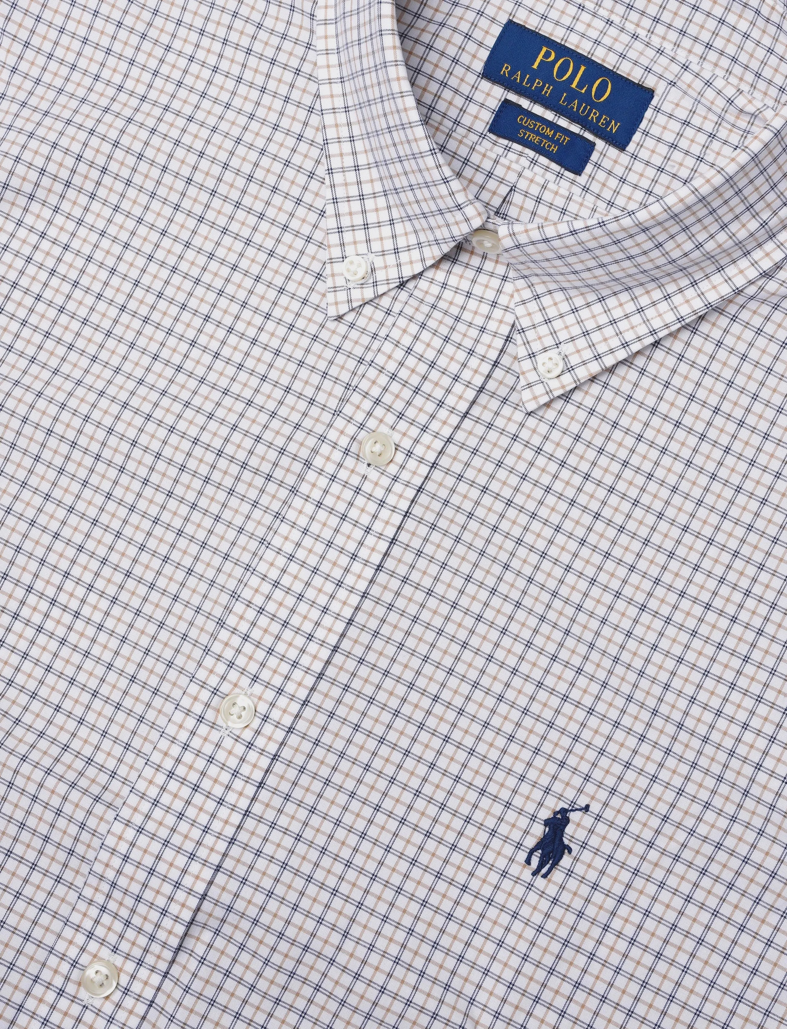 Polo Ralph Lauren - 50/1 BISTRCH POPLIN-WVN-SHIRT - 7353c white clssc - 2