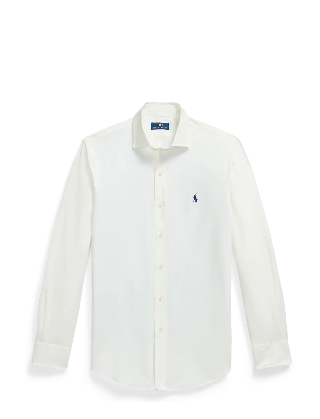 Polo Ralph Lauren Custom Fit Stretch Poplin Shirt - Shirts - WHITE / white