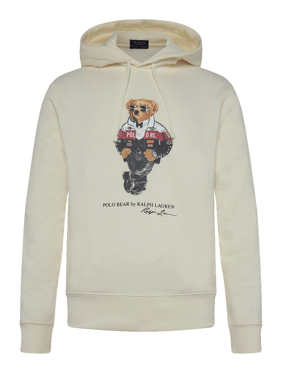 Polo Ralph Lauren - Polo Bear hoodie i fleece - teddytröjor - clubhouse cream - 2