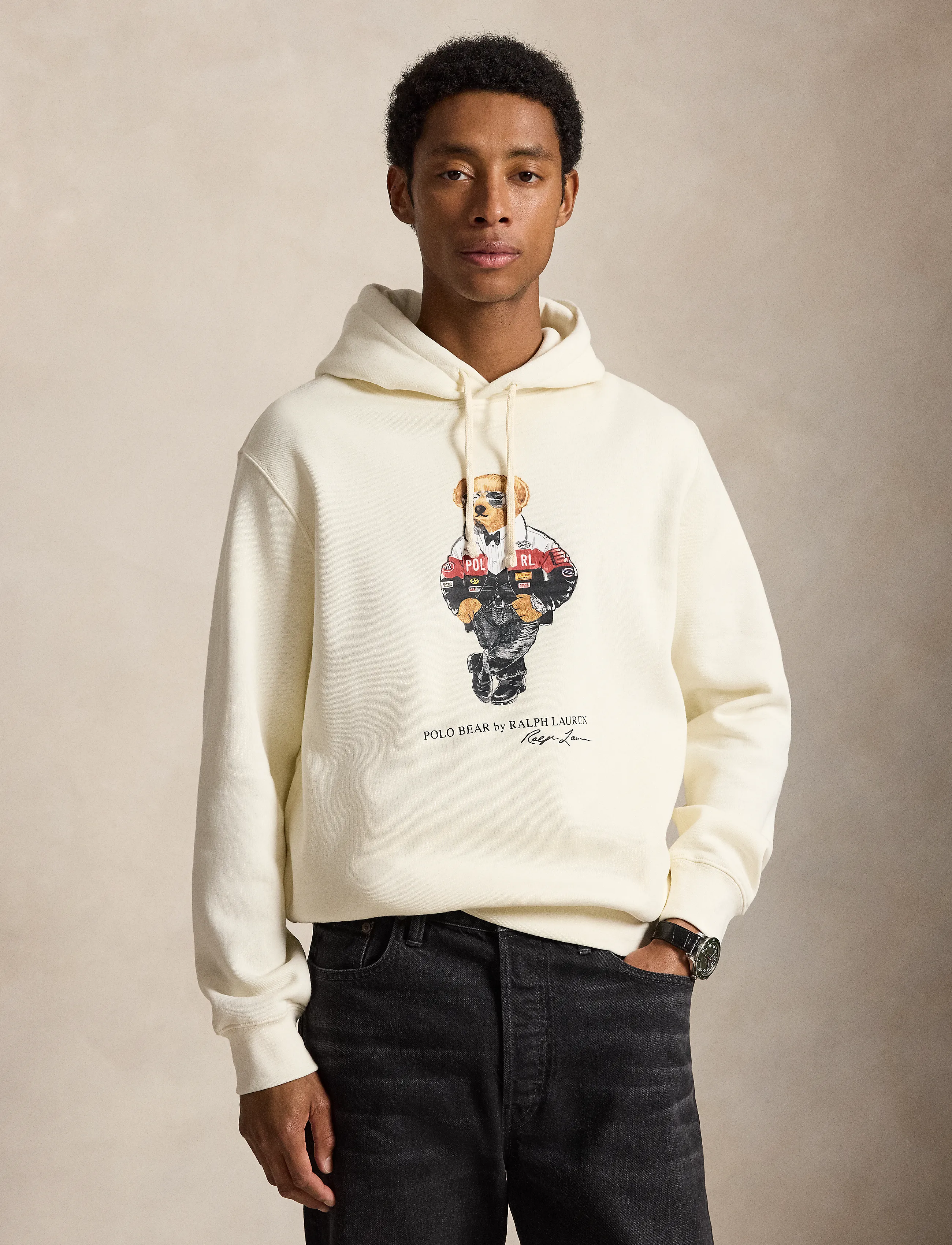 Polo Ralph Lauren Polo Bear Fleece Hoodie - Kapuzenpullover - CLUBHOUSE CREAM / cream