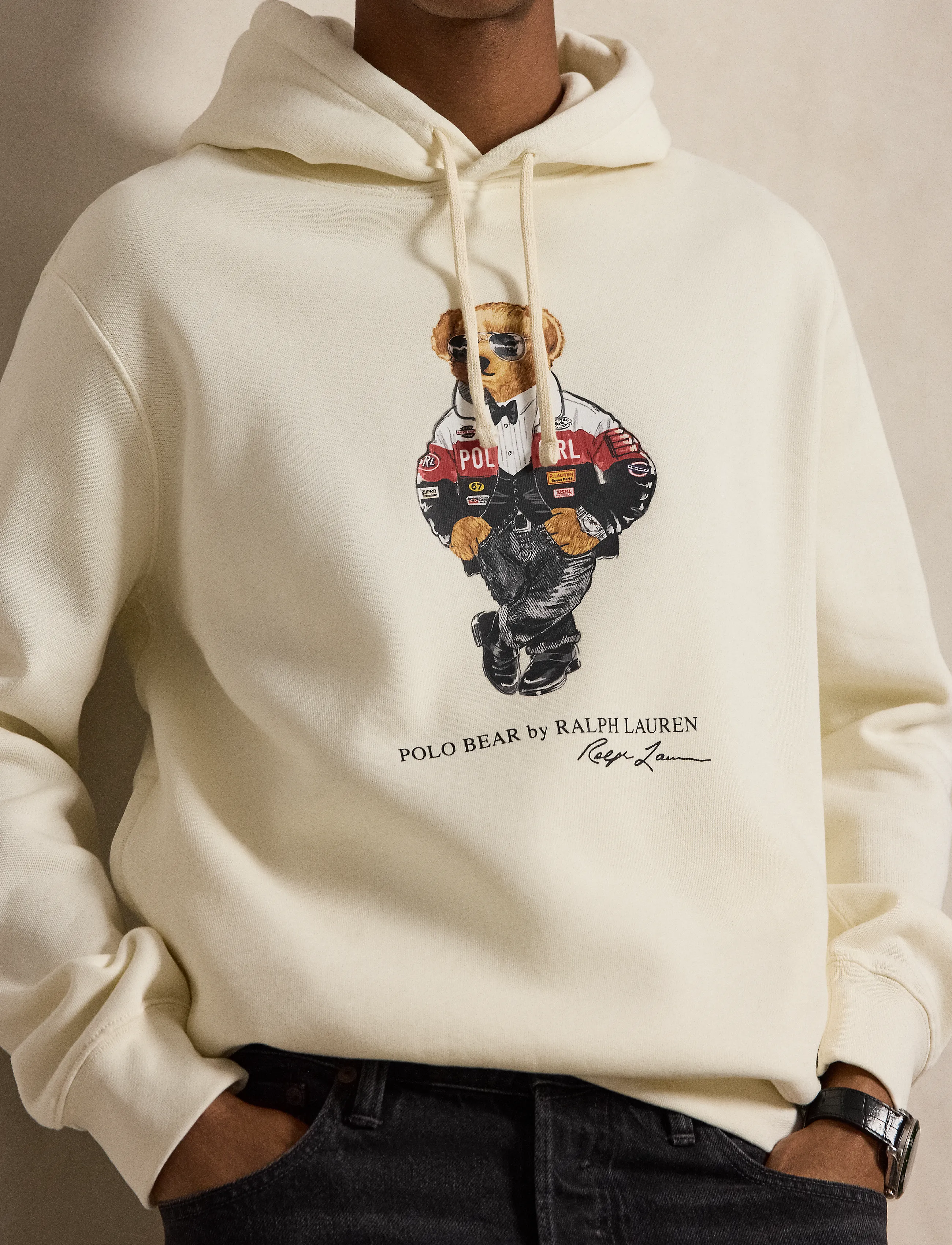 Polo Ralph Lauren - Polo Bear Fleece Hoodie - clubhouse cream - 5