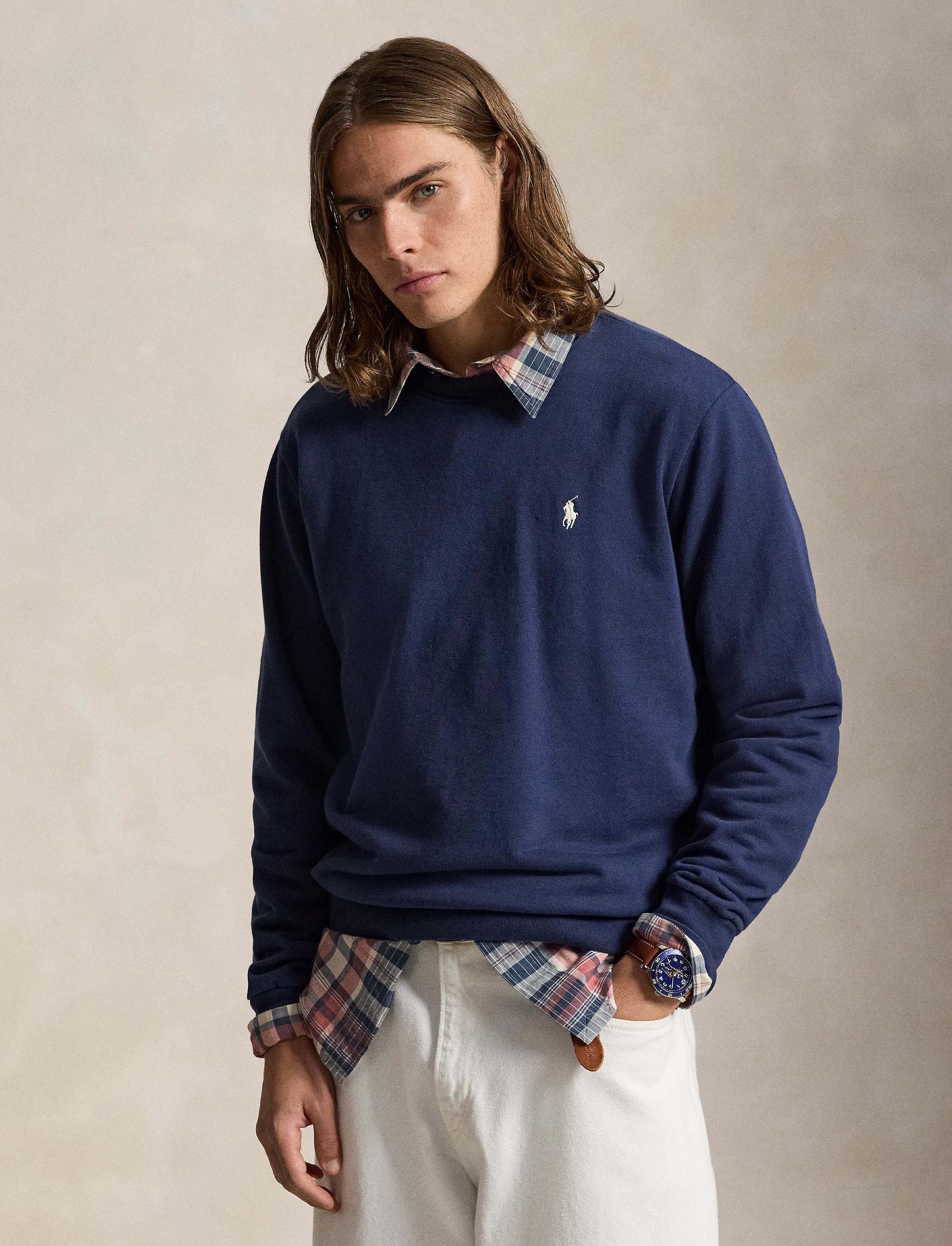 Polo Ralph Lauren Loopback Fleece Sweatshirt - Dressipluusid ja pusad - CRUISE NAVY / navy