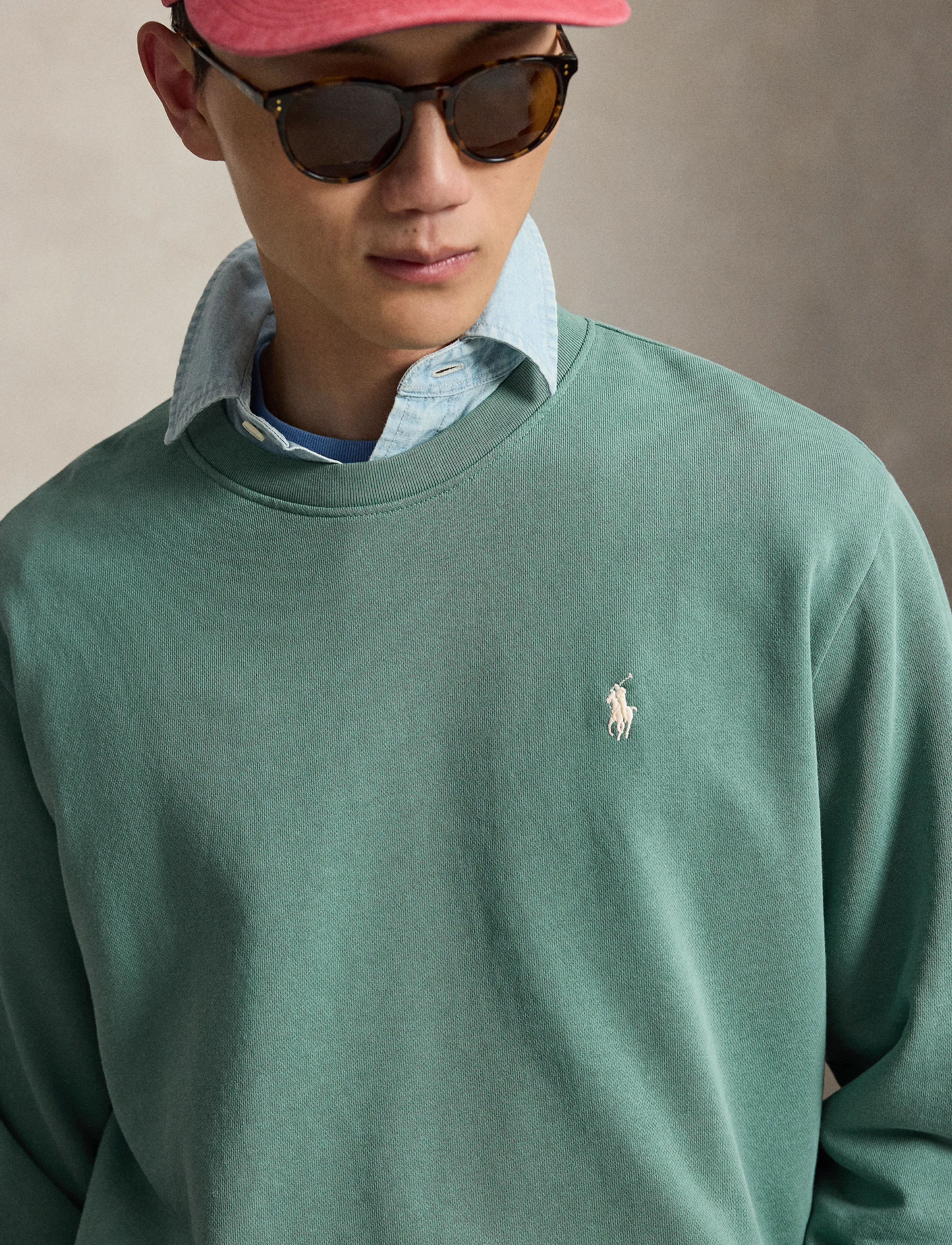 Polo Ralph Lauren - Loopback Fleece Sweatshirt - sweatshirts - greenscape - 4
