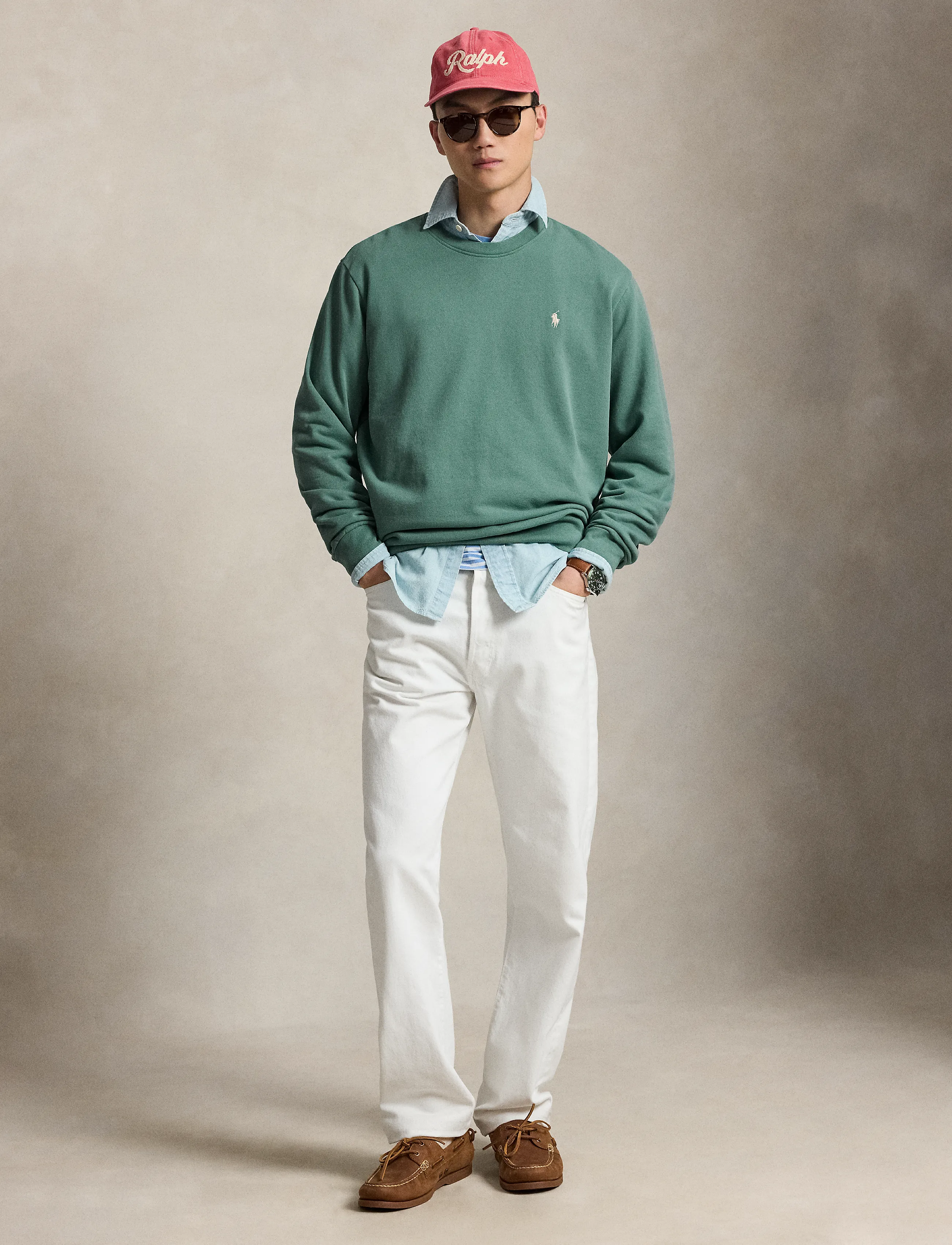 Polo Ralph Lauren - Loopback Fleece Sweatshirt - sweatshirts - greenscape - 5