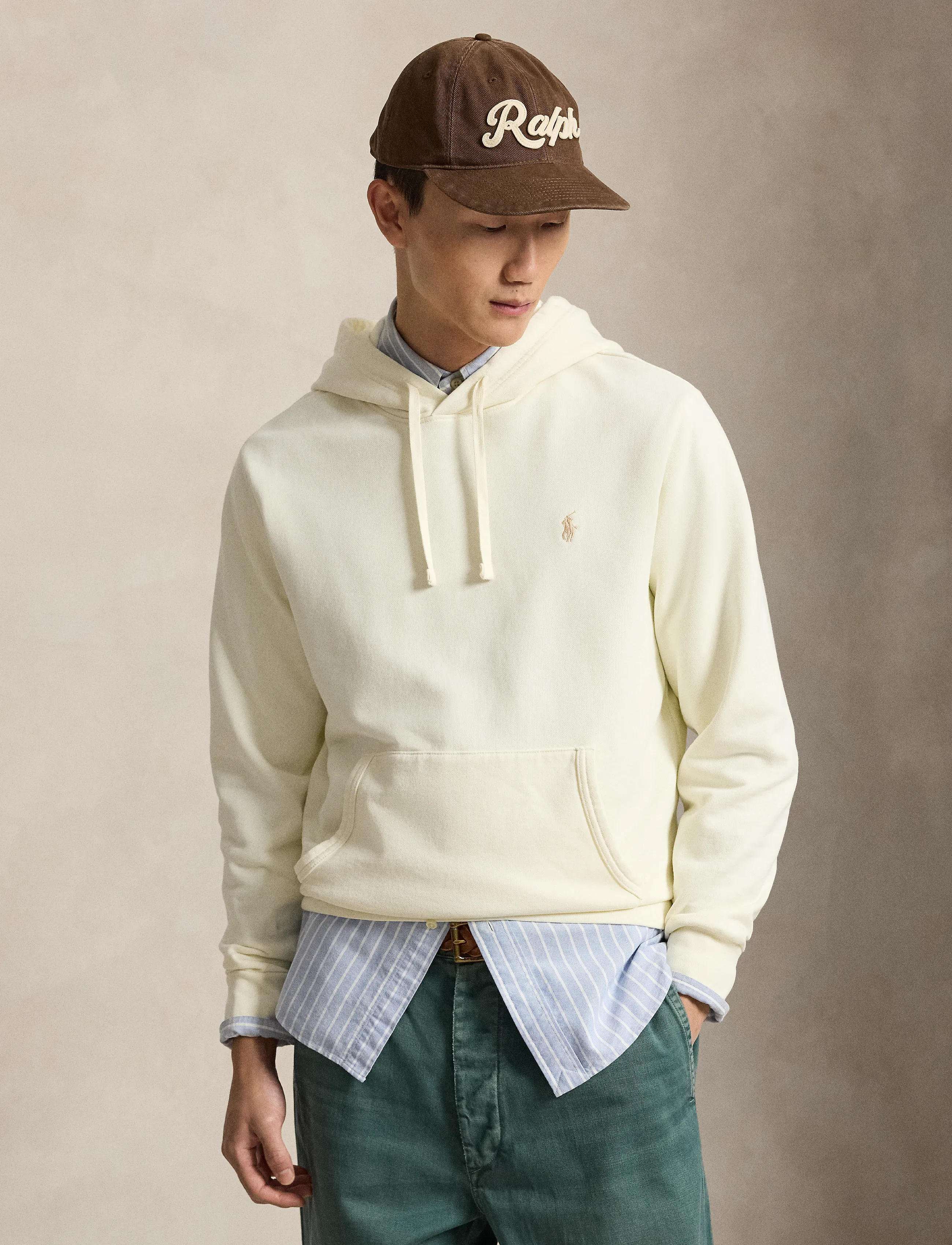 Polo Ralph Lauren Loopback Fleece Hoodie - Hoodies - CLUBHOUSE CREAM / cream