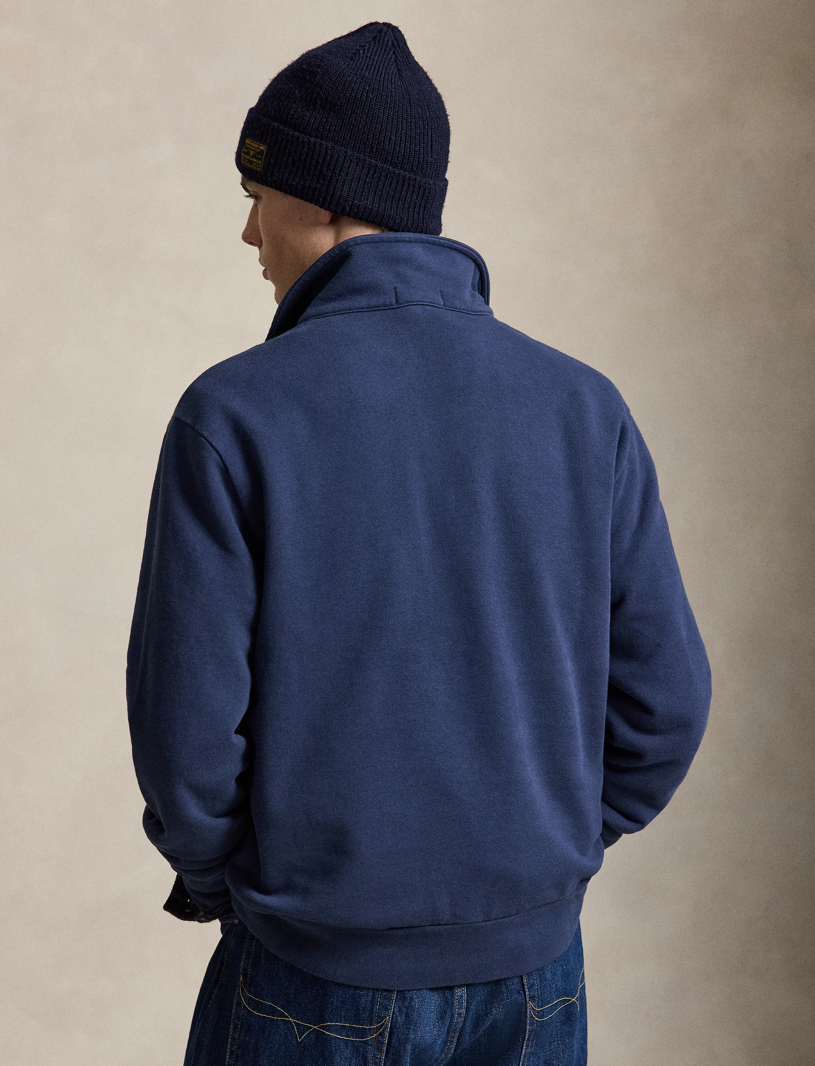 Polo Ralph Lauren - Loopback Fleece Collared Sweatshirt - half zip-tröjor - cruise navy - 3