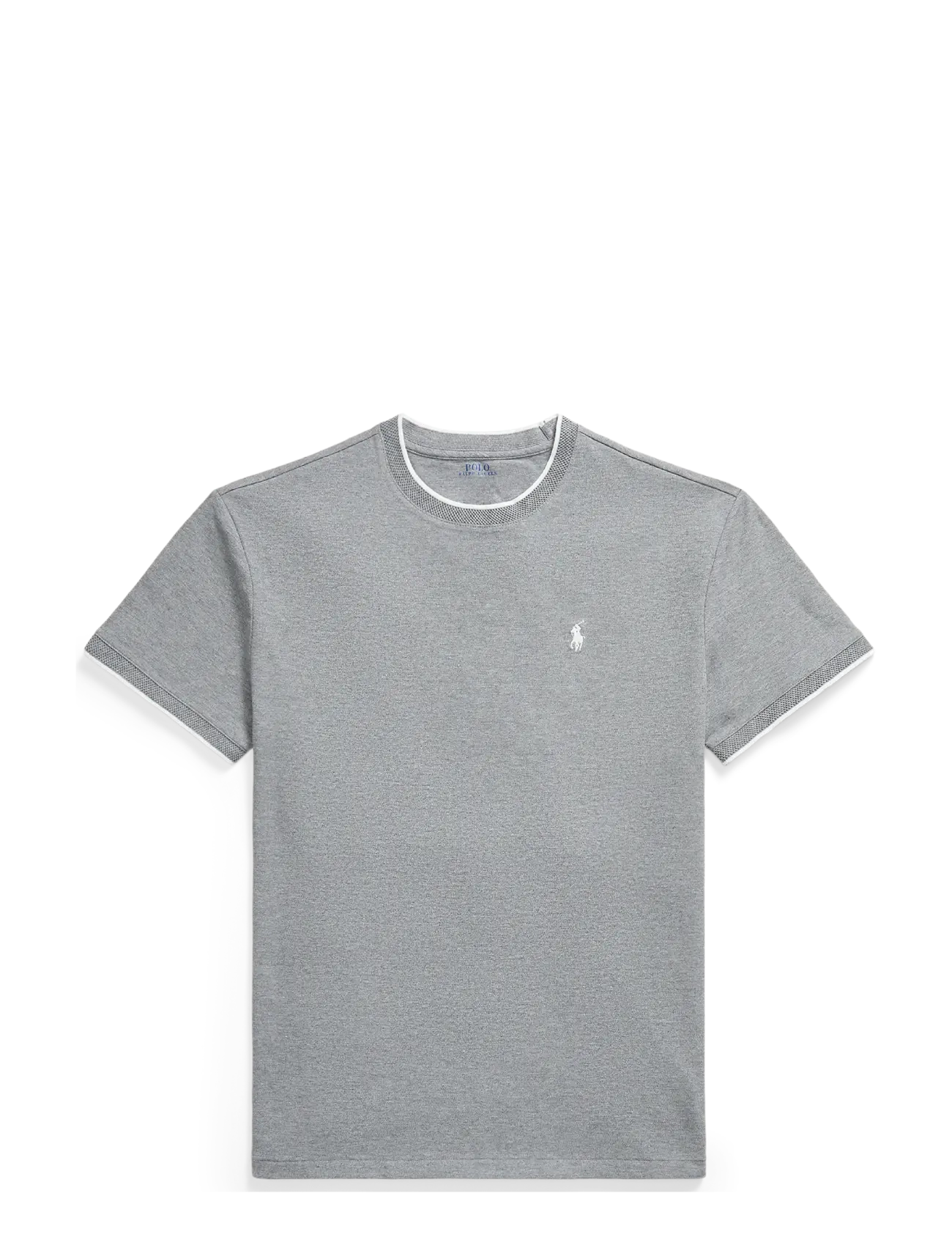 Polo Ralph Lauren Klassisk t-shirt i stretchig mesh - Kläder - CLASSIC GREY HEAT / grey