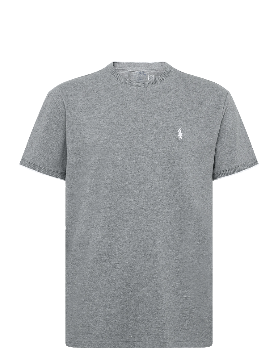 Polo Ralph Lauren - Classic Fit Stretch Mesh T-Shirt - lühikeste varrukatega t-särgid - classic grey heat - 0