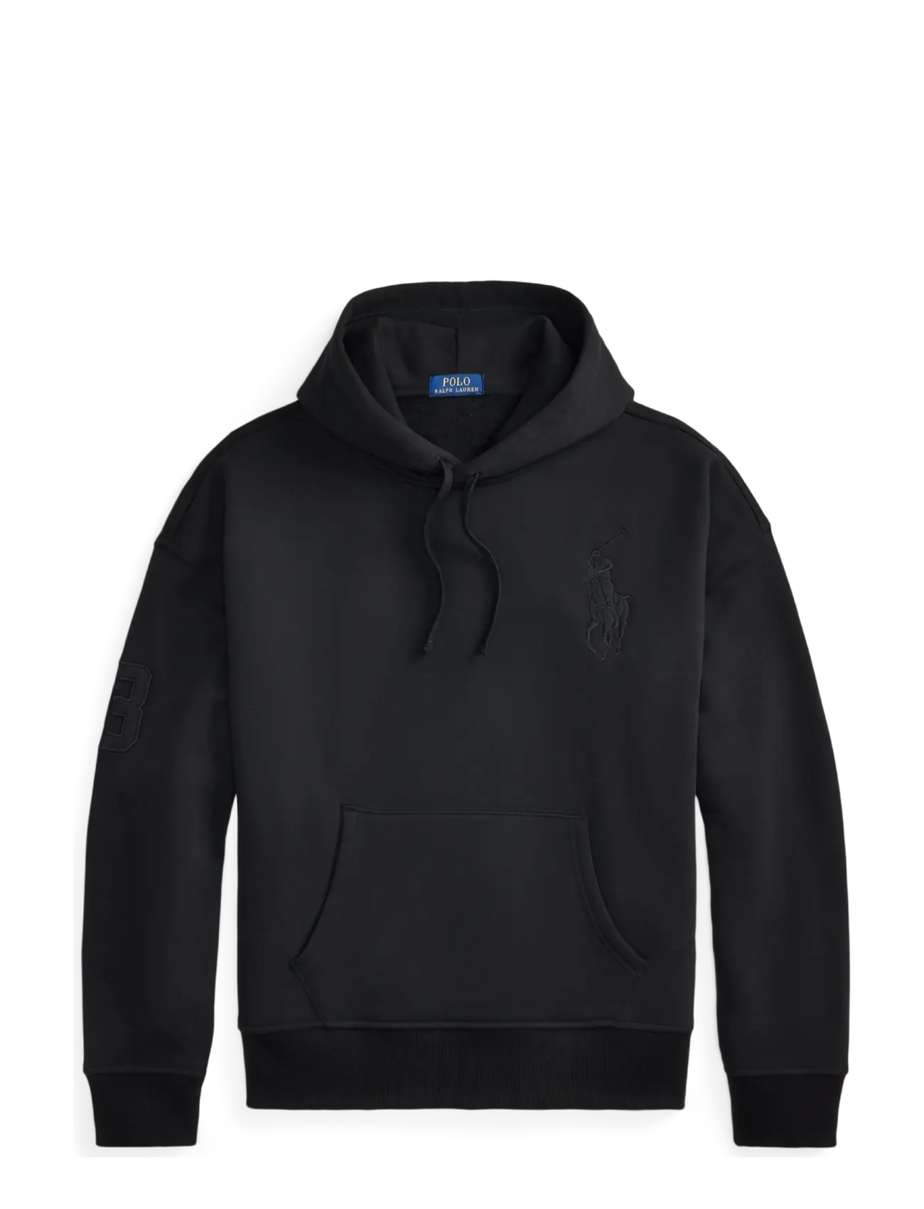 Polo Ralph Lauren - Relaxed Fit Big Pony Hoodie - sweatshirts - polo black/c1750 - 1
