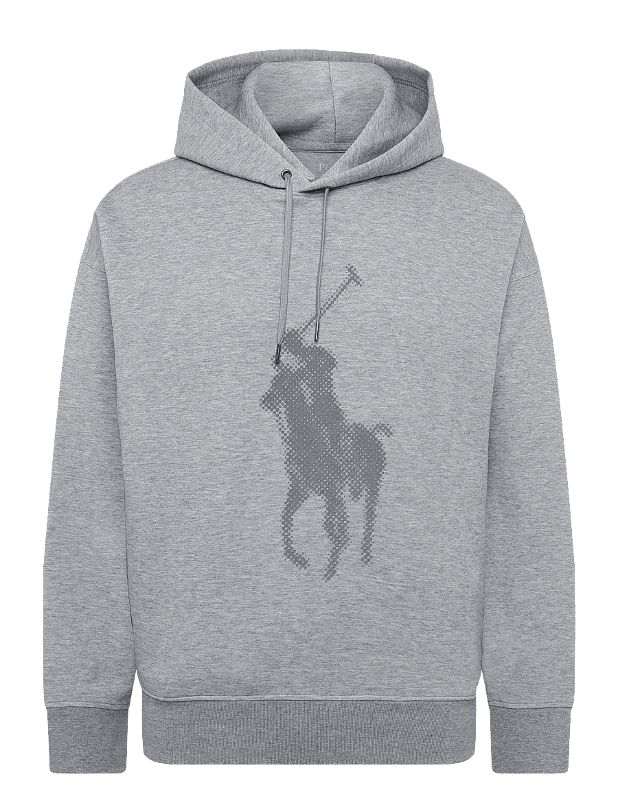 Polo Ralph Lauren - Relaxed Fit Big Pony Double-Knit Hoodie - hoodies - classic grey heat - 2