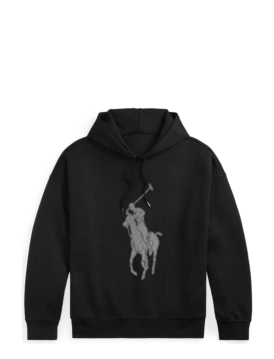 Polo Ralph Lauren - Relaxed Fit Big Pony Double-Knit Hoodie - polo black - 2