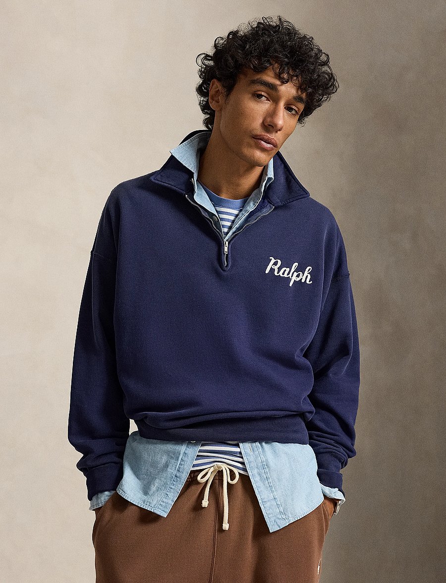 Polo Ralph Lauren - VINTAGE FLEECE-KNT-SWEATSHIRT - dark cobalt - 1