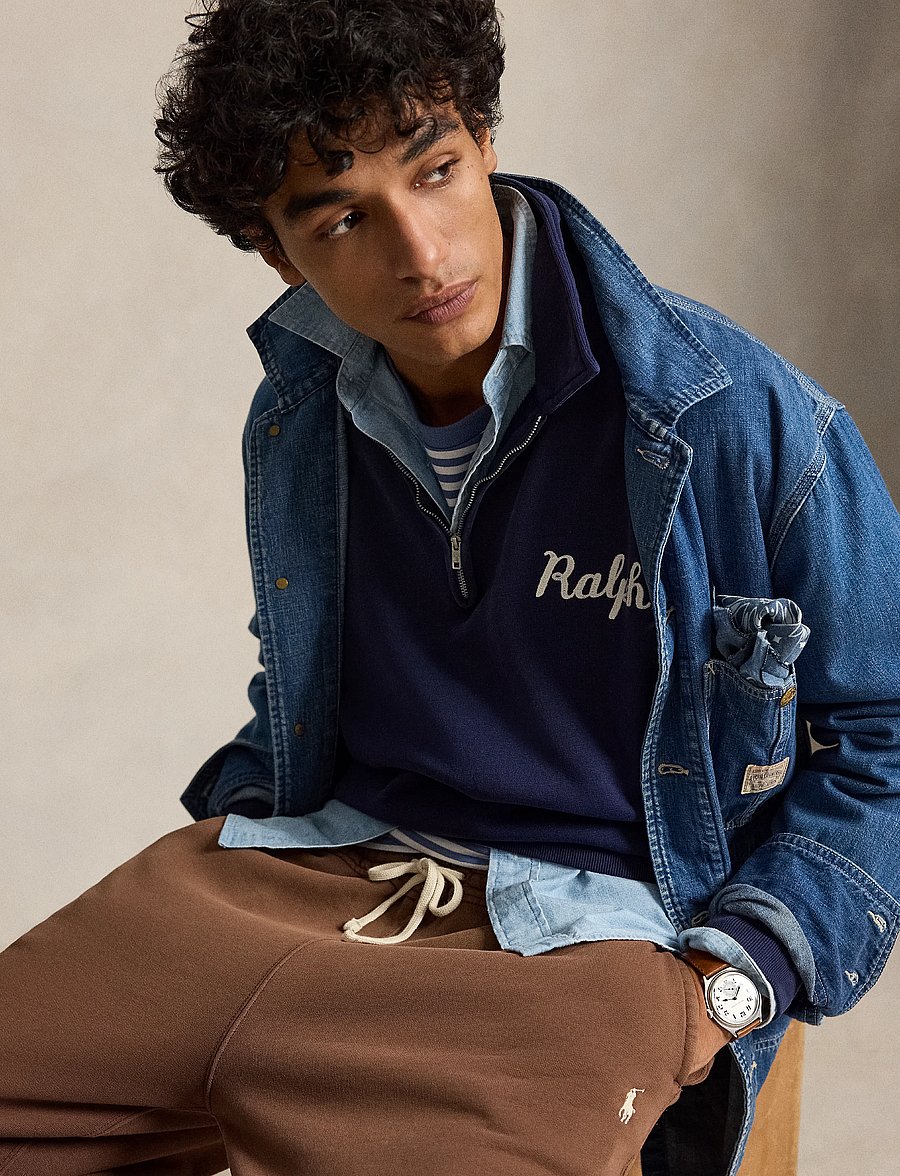 Polo Ralph Lauren - VINTAGE FLEECE-KNT-SWEATSHIRT - dark cobalt - 4