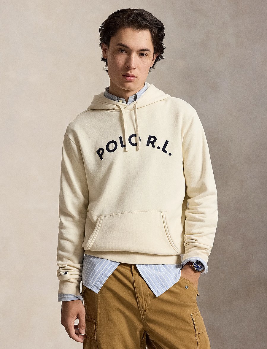 Polo Ralph Lauren - Logo Fleece Hoodie - hoodies - andover cream - 1
