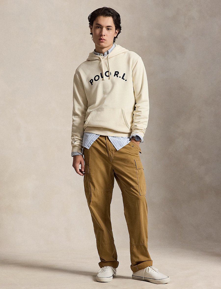 Polo Ralph Lauren - Logo Fleece Hoodie - hoodies - andover cream - 5