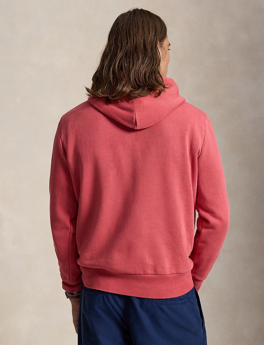 Polo Ralph Lauren - Logo Fleece Hoodie - hoodies - nantucket red - 4
