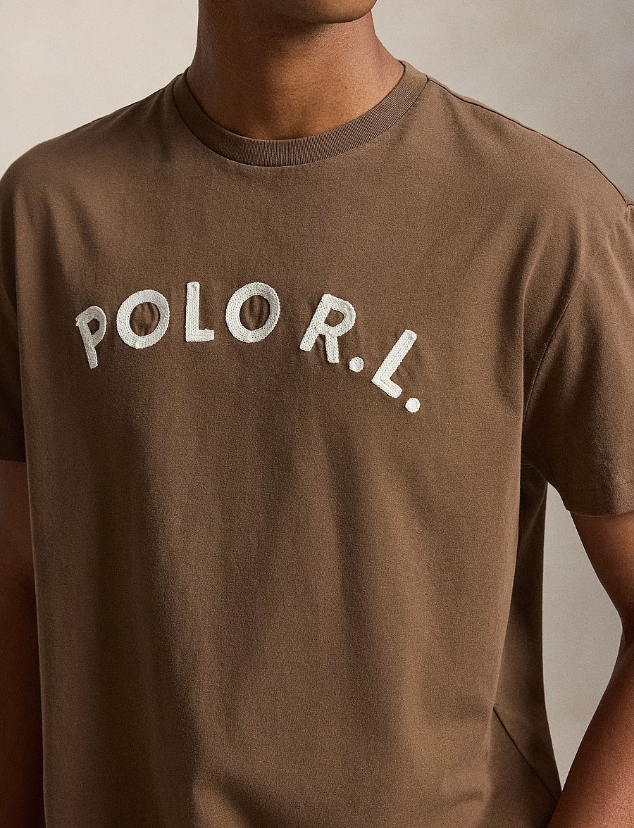 Polo Ralph Lauren - Classic Fit Logo Jersey T-Shirt - kurzärmelige t-shirts - chocolate brown - 4