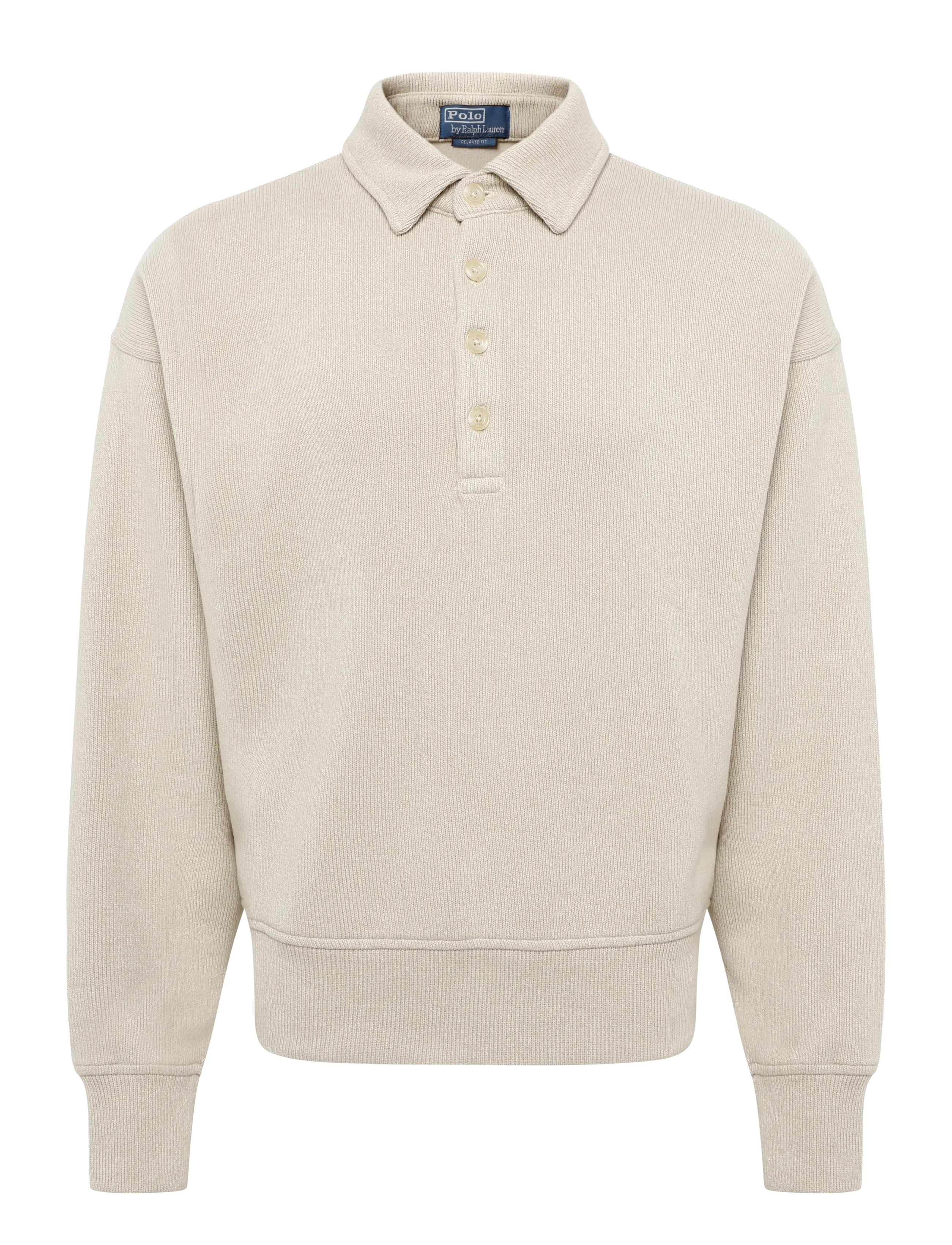 Polo Ralph Lauren SUEDED HERITAGE RIB-KNT-PULLOVER - Inspiration - EXPEDITION DUNE H / beige