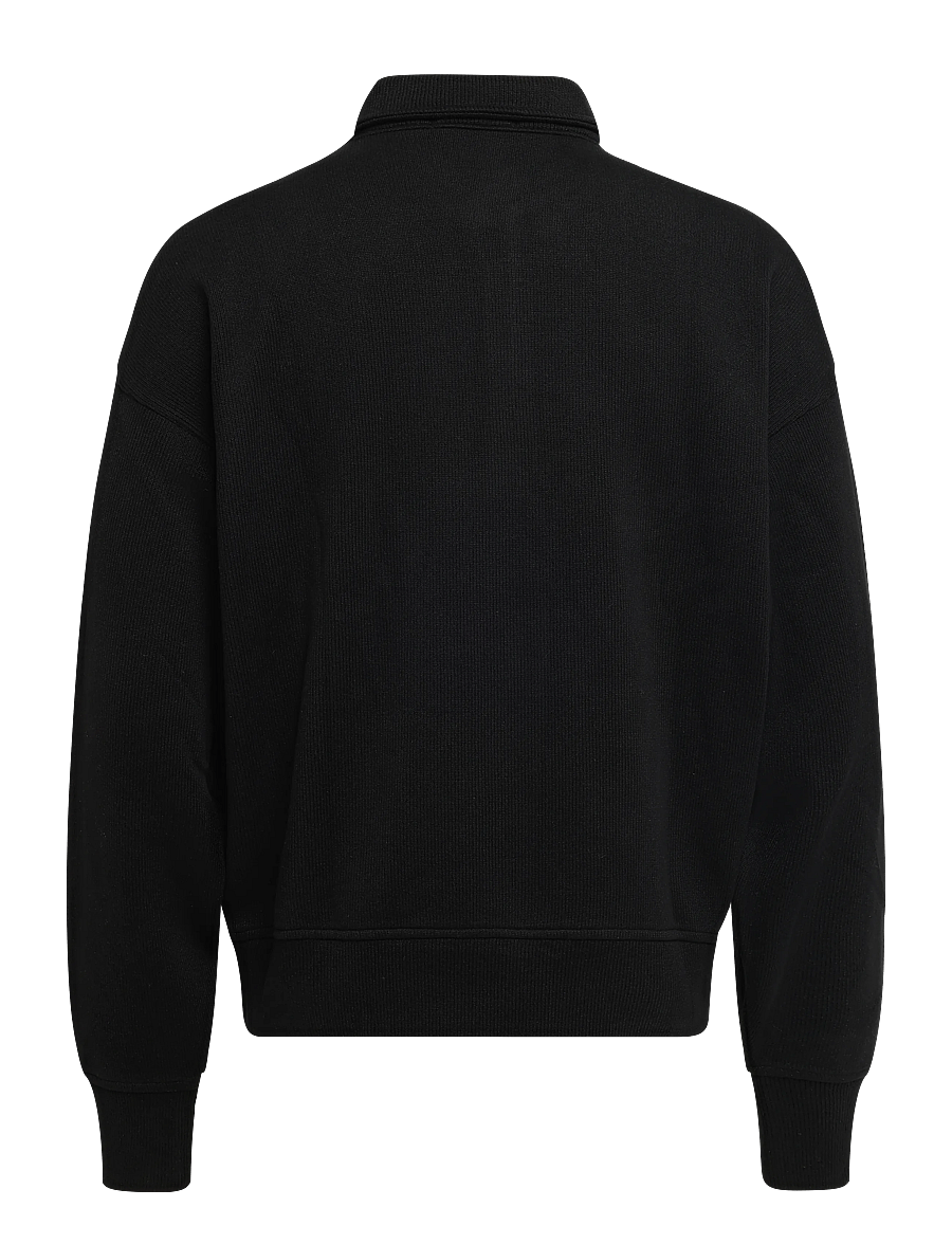 Polo Ralph Lauren - Relaxed Fit Ribbed Polo Pullover - långärmade stickade pikétröjor - polo black - 2