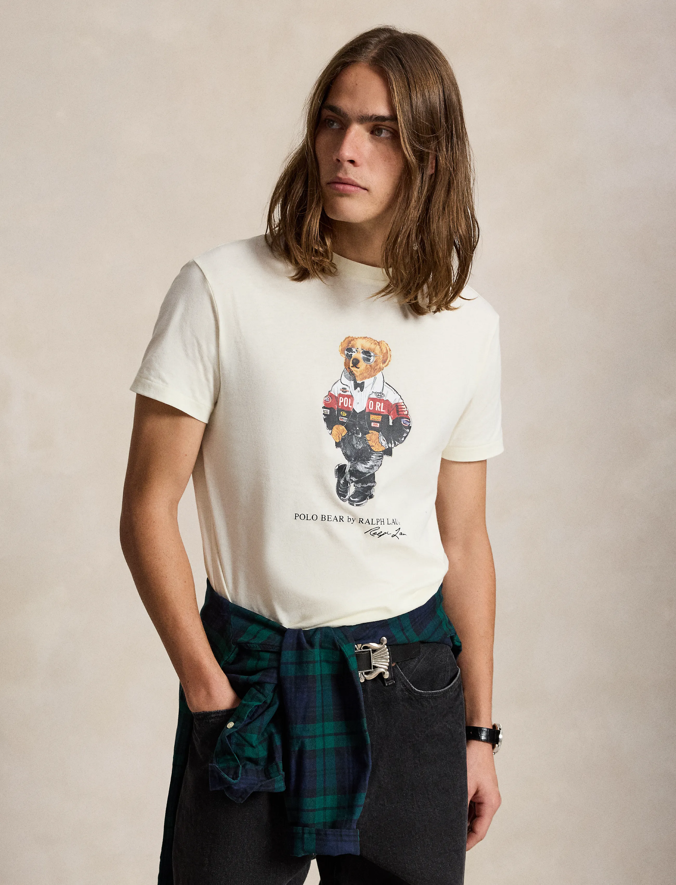 Polo Ralph Lauren Klassisk Polo Bear t-shirt - Fall 2026 - CLUBHOUSE CREAM / cream