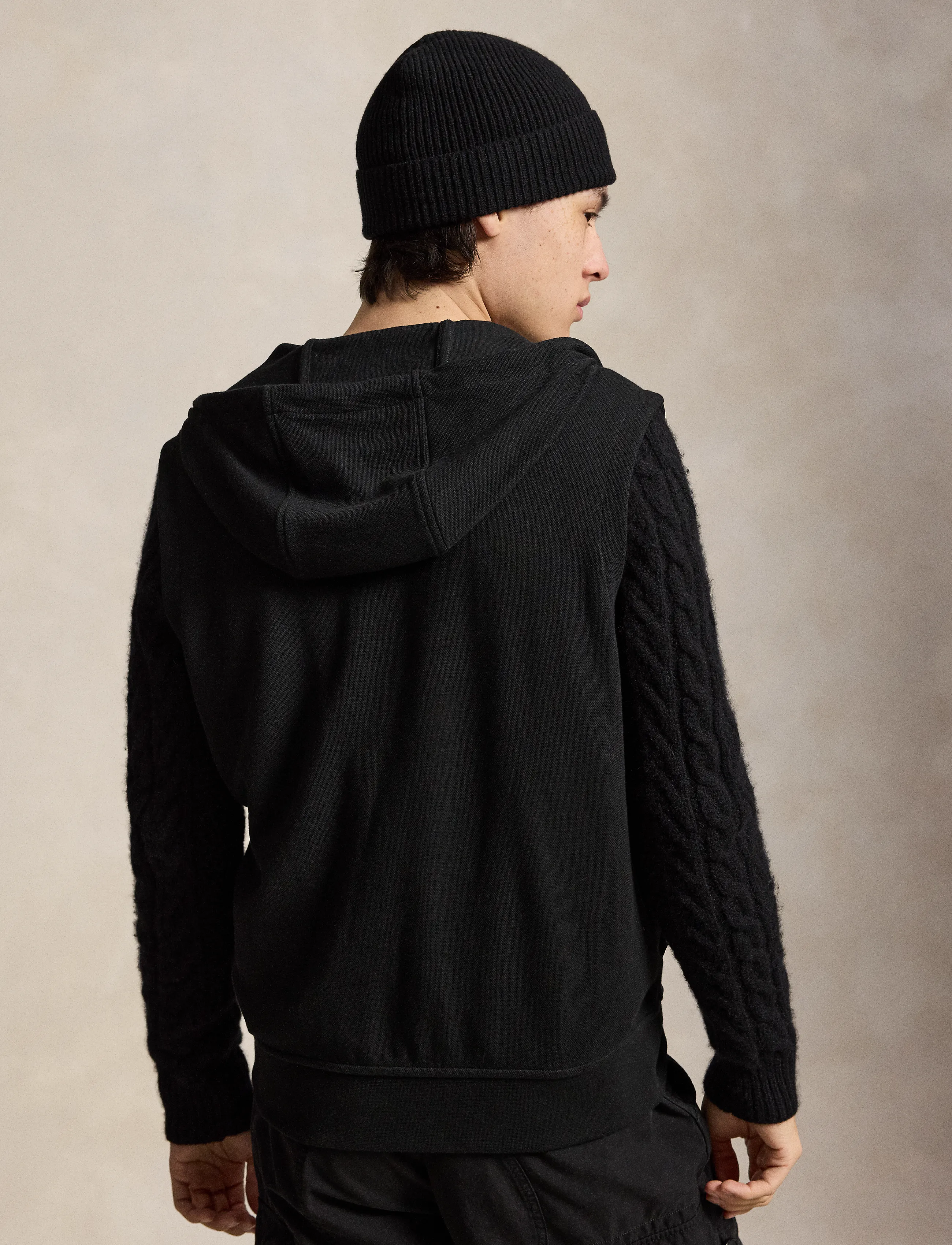 Polo Ralph Lauren - Hybrid Hooded Vest - vestid - polo black - 2
