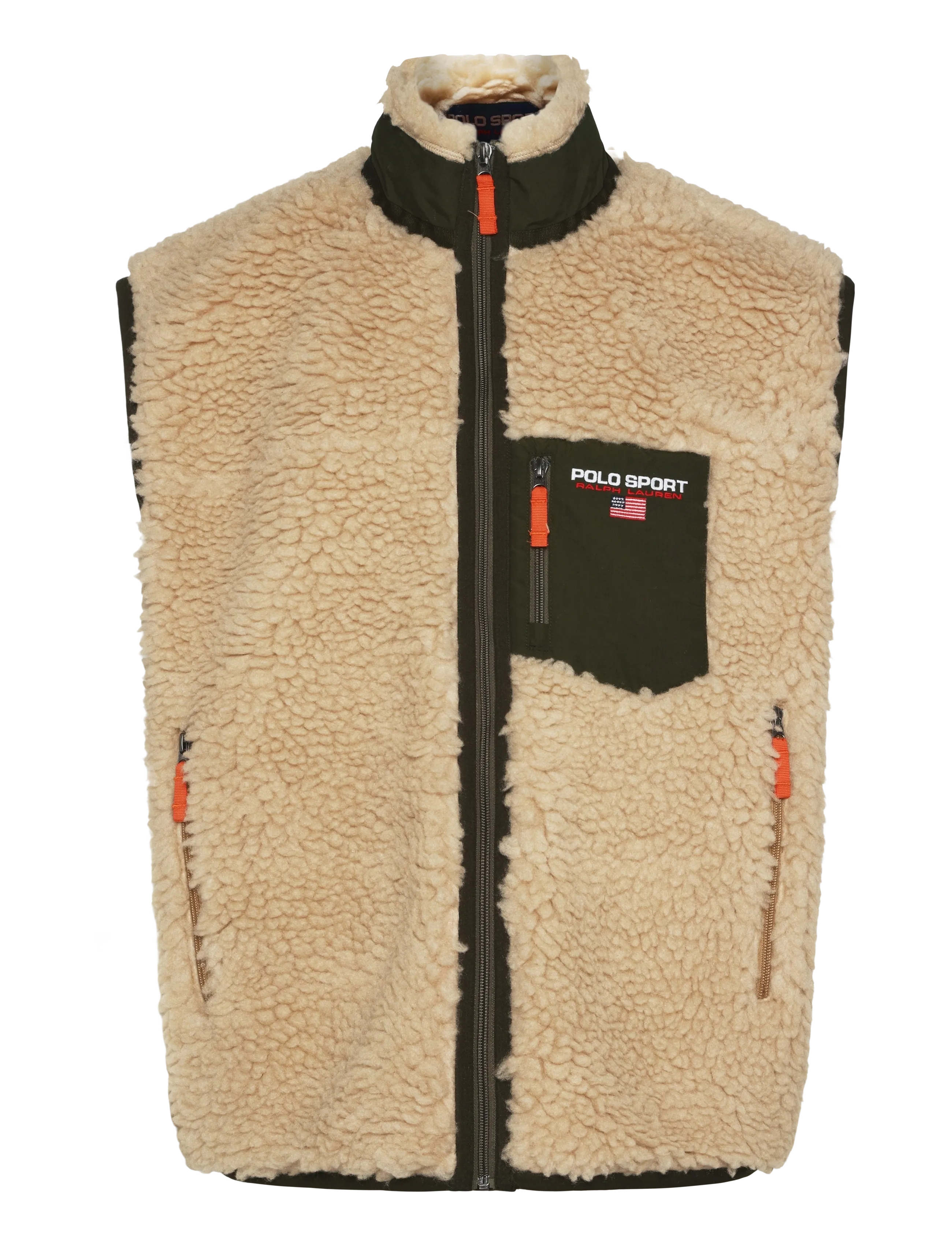 Polo Ralph Lauren Relaxed Fit Polo Sport Vest - Ralph Lauren - CLASSIC TAN MULTI / beige