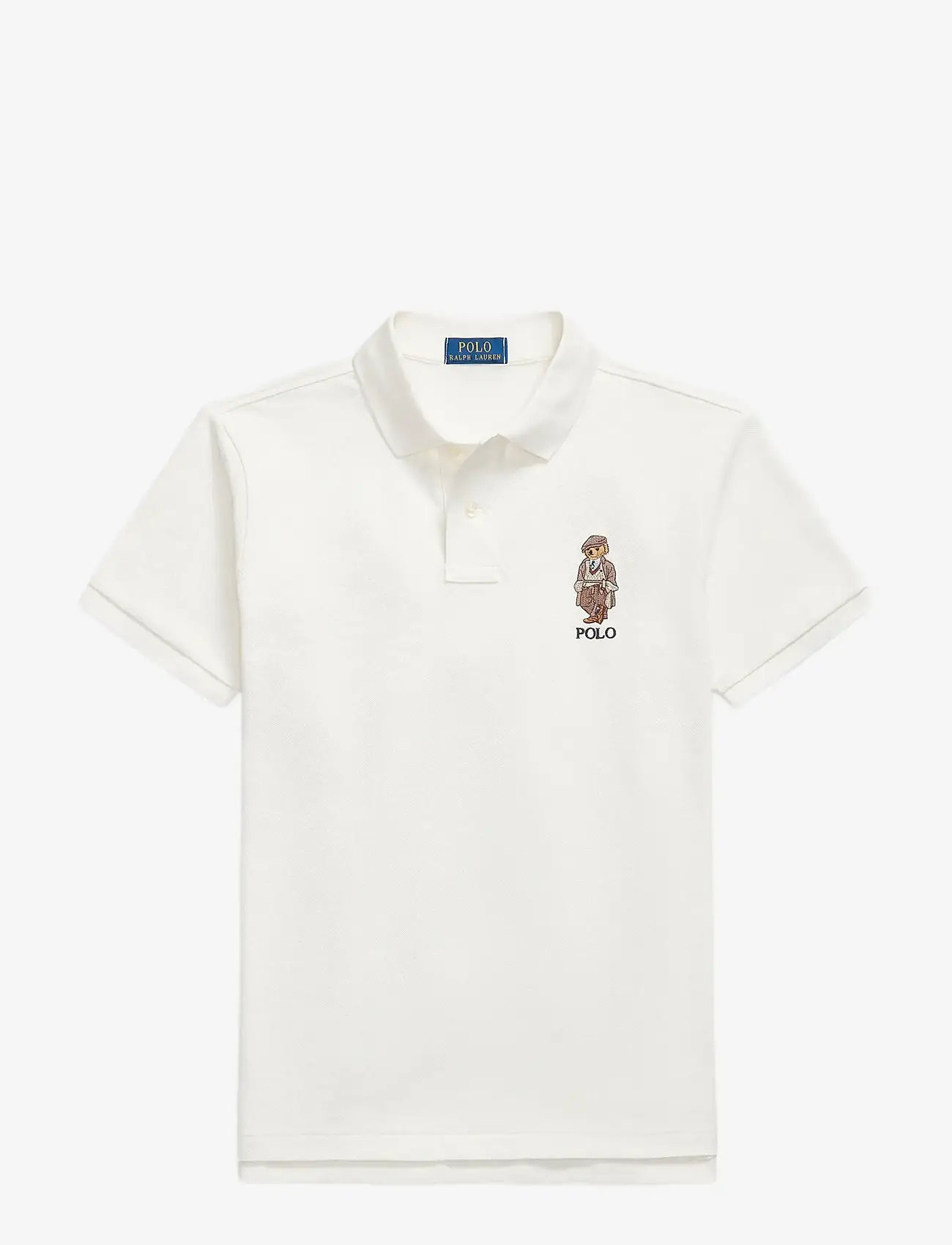 Polo Ralph Lauren - Custom Slim Fit Polo Bear Polo Shirt - fa25 deckwash whi - 1