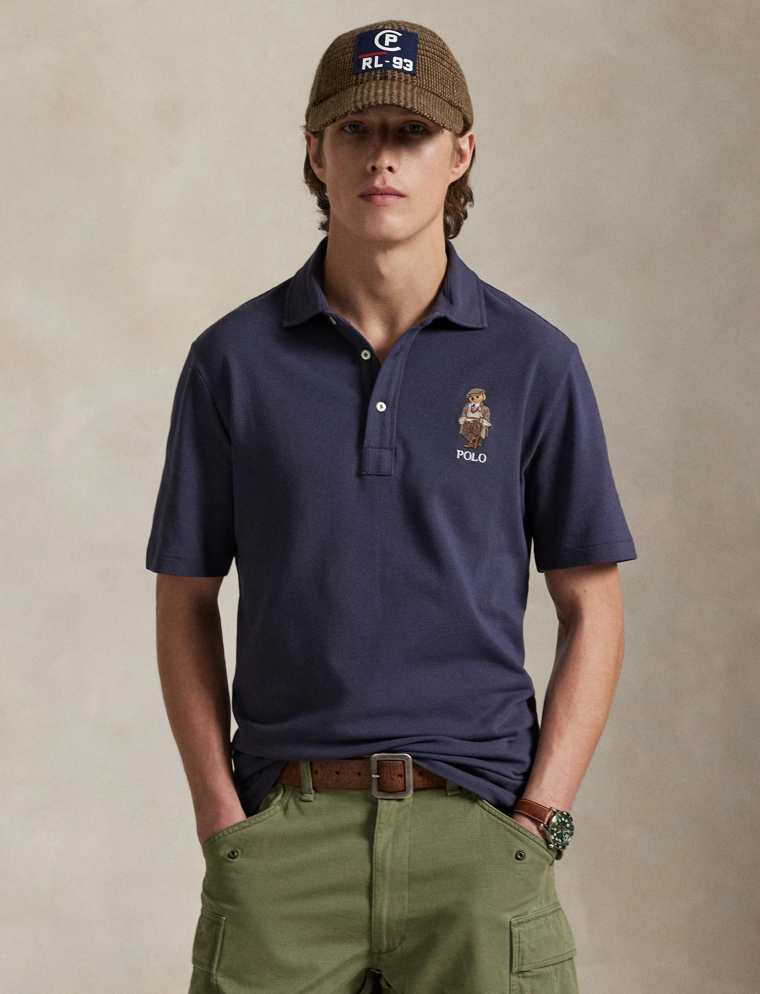 Bear Custom Slim Pique Polo Bear Custom Slim Polo 10