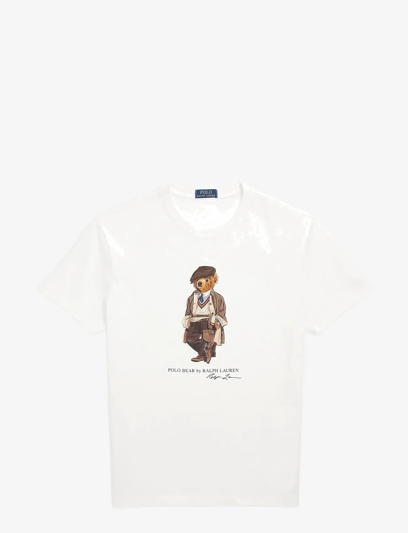 Polo Ralph Lauren - Custom Slim Fit Polo Bear Jersey T-Shirt - short-sleeved t-shirts - fa25 deckwash whi - 1