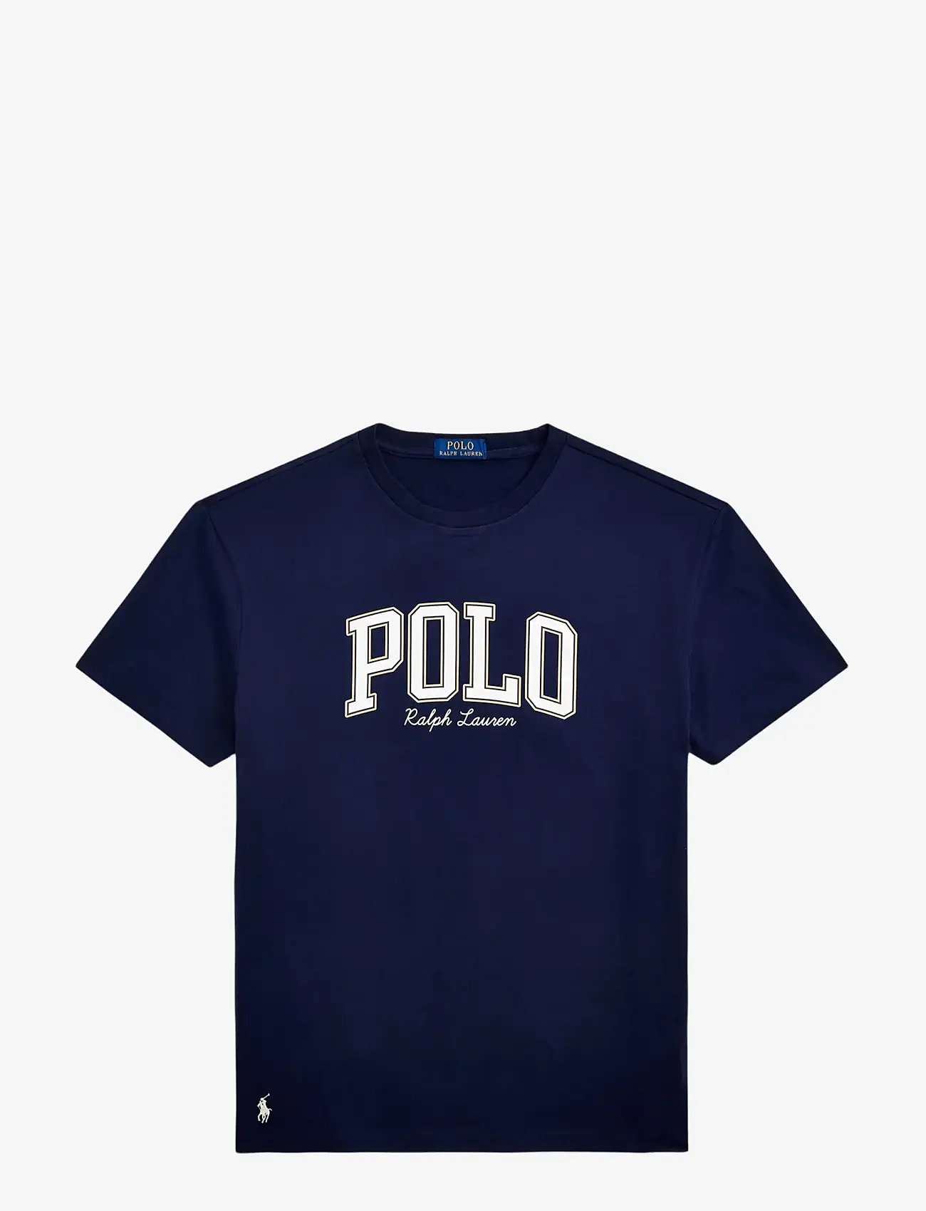 Polo Ralph Lauren - Custom Slim Fit Logo Jersey T-Shirt - short-sleeved t-shirts - cruise navy - 1