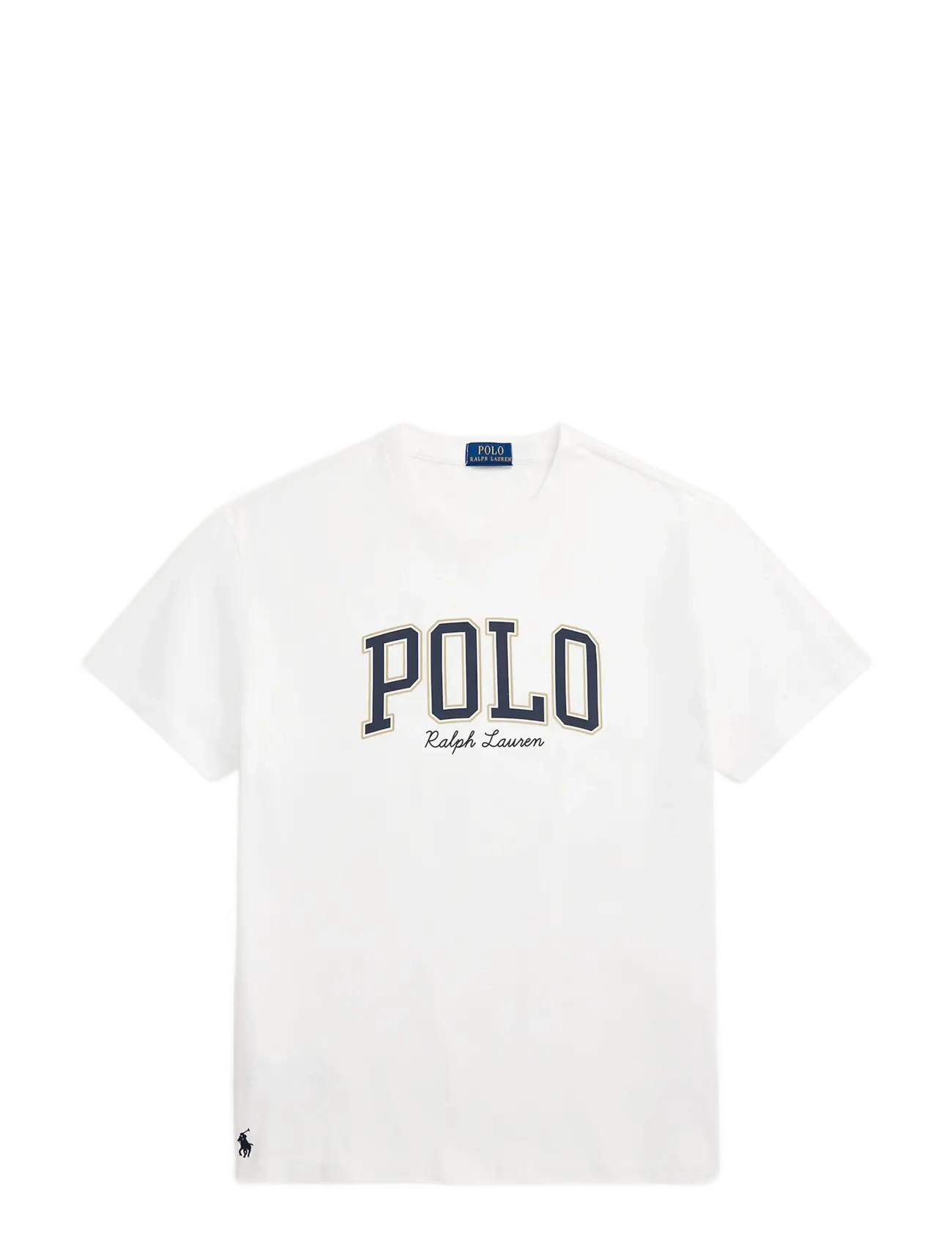POLO RALPH LAUREN Custom Slim Fit Logo Jersey T-Shirt Weiß - XS - Herren