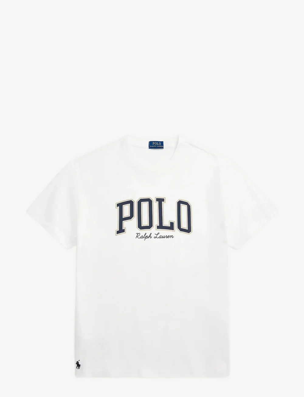 Polo Ralph Lauren - Custom Slim Fit Logo Jersey T-Shirt - kortärmade t-shirts - white - 1