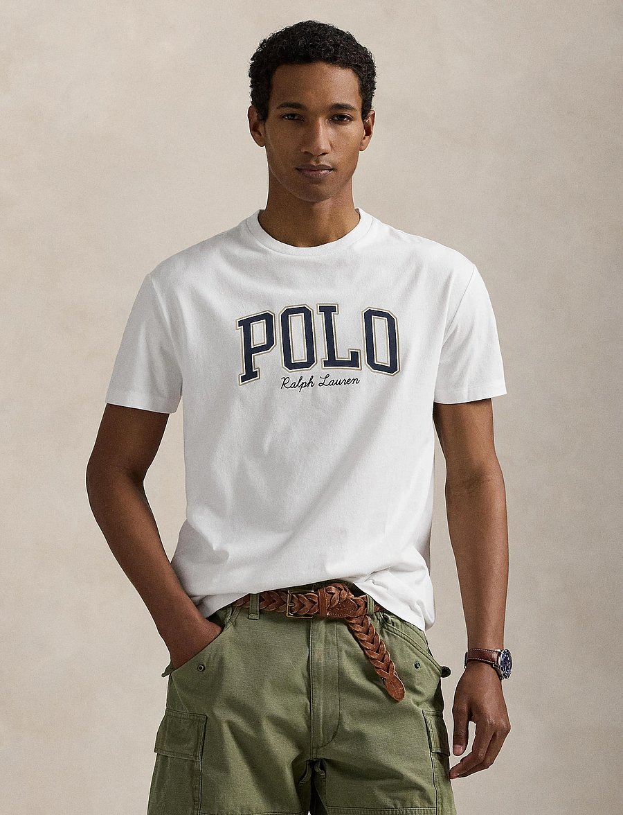 Polo Ralph Lauren - Custom Slim Fit Logo Jersey T-Shirt - kurzärmelig - white - 3