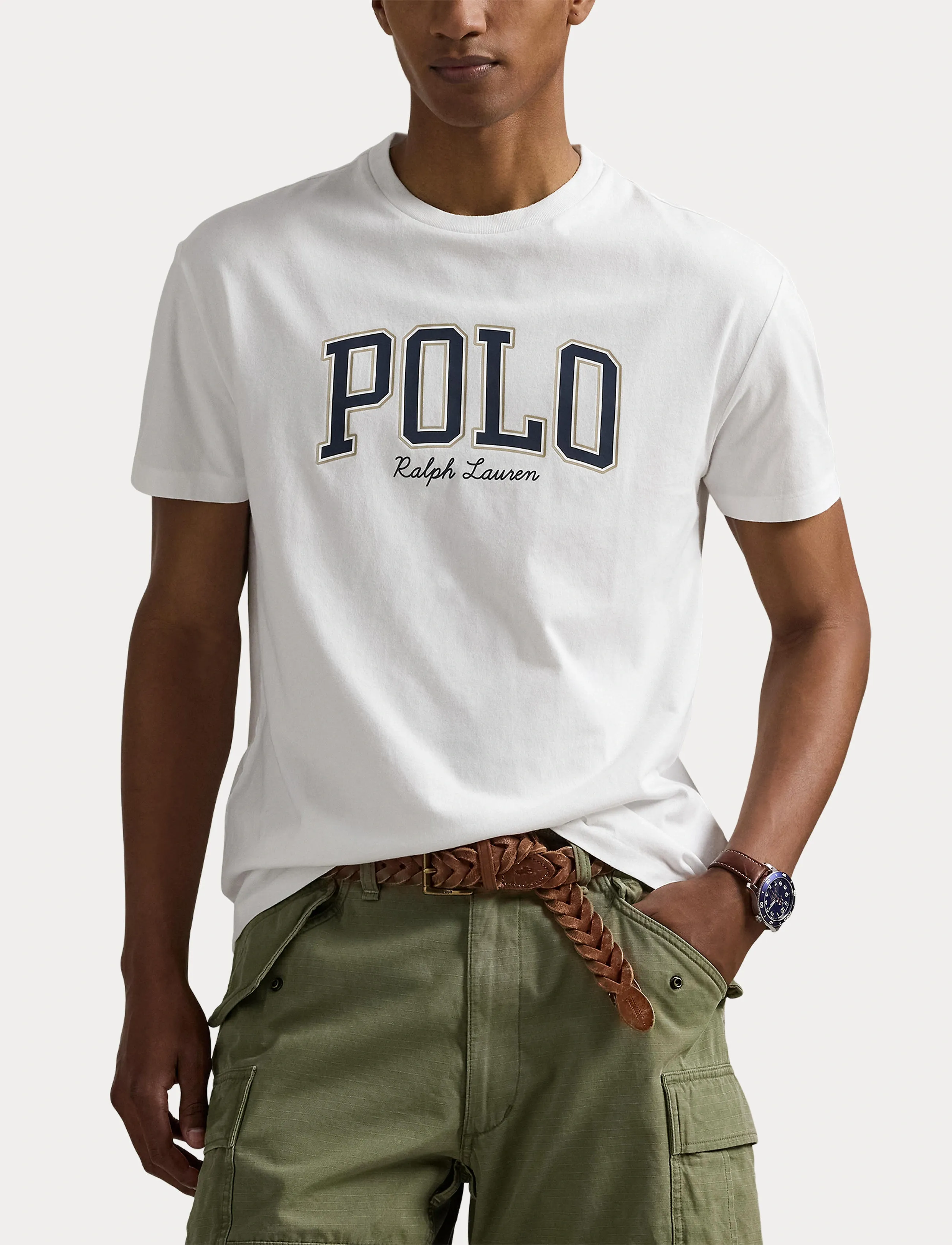 Polo Ralph Lauren - Custom Slim Fit Logo Jersey T-Shirt - kurzärmelig - white - 5