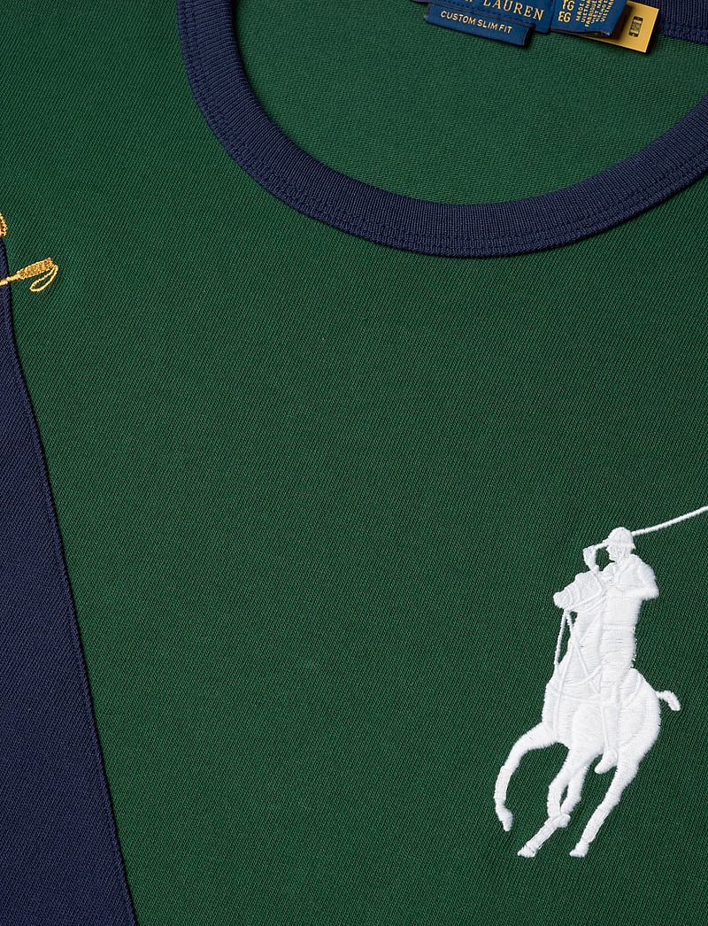 Polo Ralph Lauren - Custom Slim Fit 20th Anniversary T-Shirt - kortärmade t-shirts - vintage pine/newp - 2