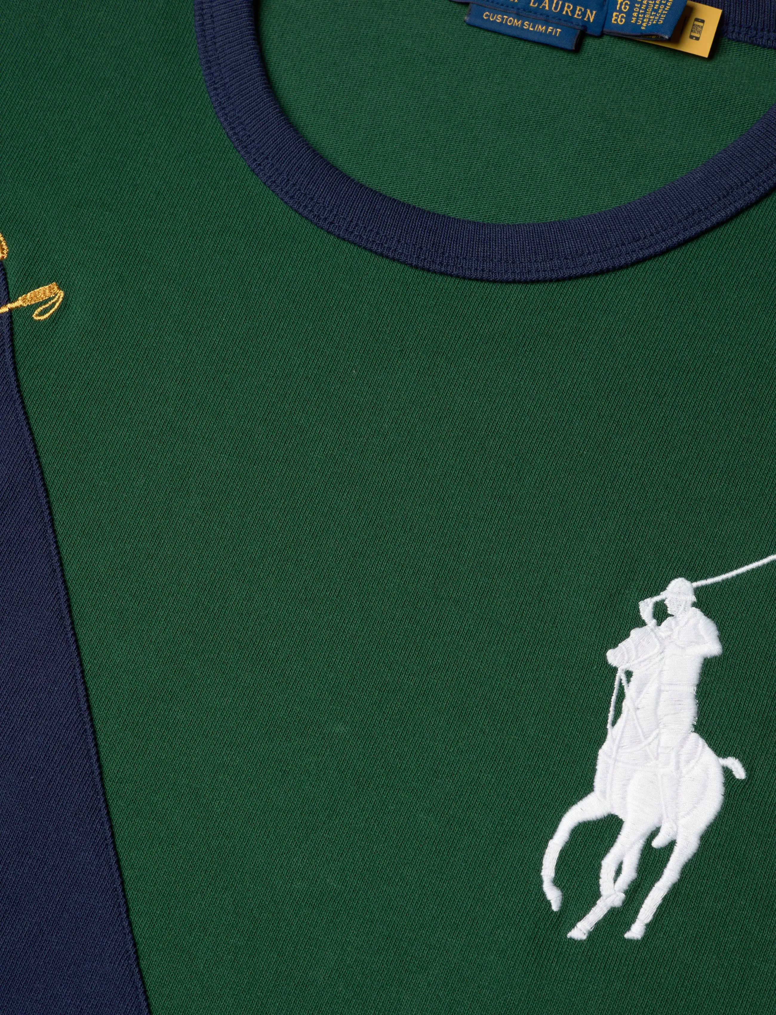 Polo Ralph Lauren - Custom Slim Fit 20th Anniversary T-Shirt - vintage pine/newp - 2