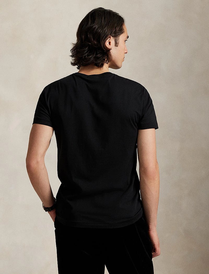 Polo Ralph Lauren - Custom Slim Fit Polo Bear Jersey T-Shirt - short-sleeved t-shirts - fa25 polo black h - 2