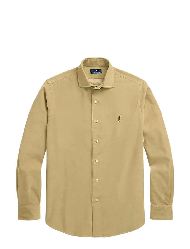 Polo Ralph Lauren - Slim Fit Corduroy Shirt - basic skjortor - coastal beige - 1