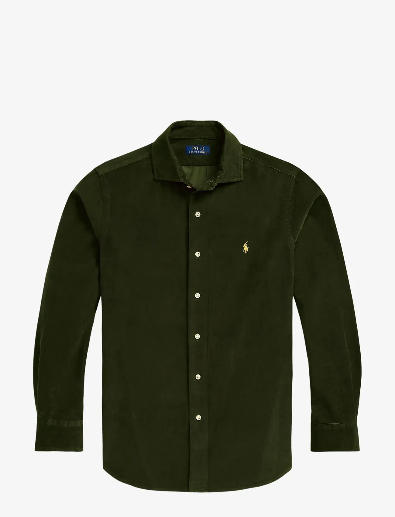 Polo Ralph Lauren - Slim Fit Corduroy Shirt - velvetiniai marškiniai - estate olive - 1