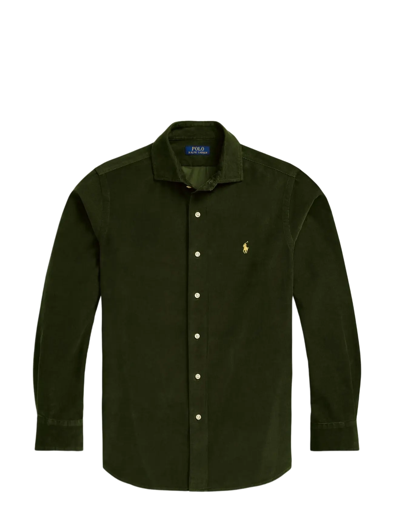 Polo Ralph Lauren Slim Fit Corduroy Shirt - Skjorter - ESTATE OLIVE / green
