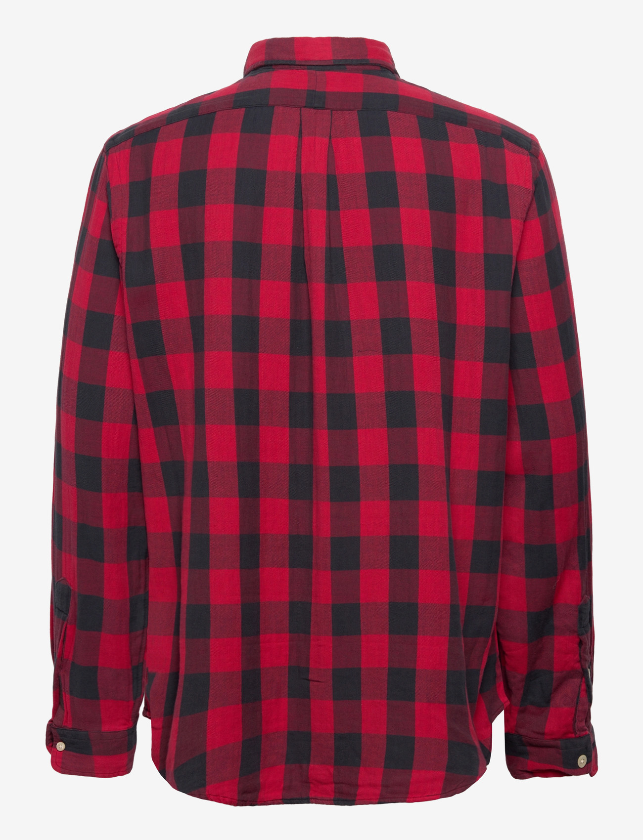 Polo Ralph Lauren - Custom Fit Plaid Double-Faced Shirt - ruudulised särgid - 1932b red/black - 1