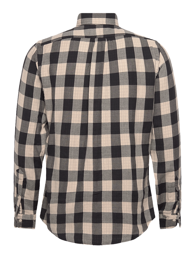 Polo Ralph Lauren - Custom Fit Plaid Double-Faced Shirt - karierte hemden - 1932 cream/black - 1
