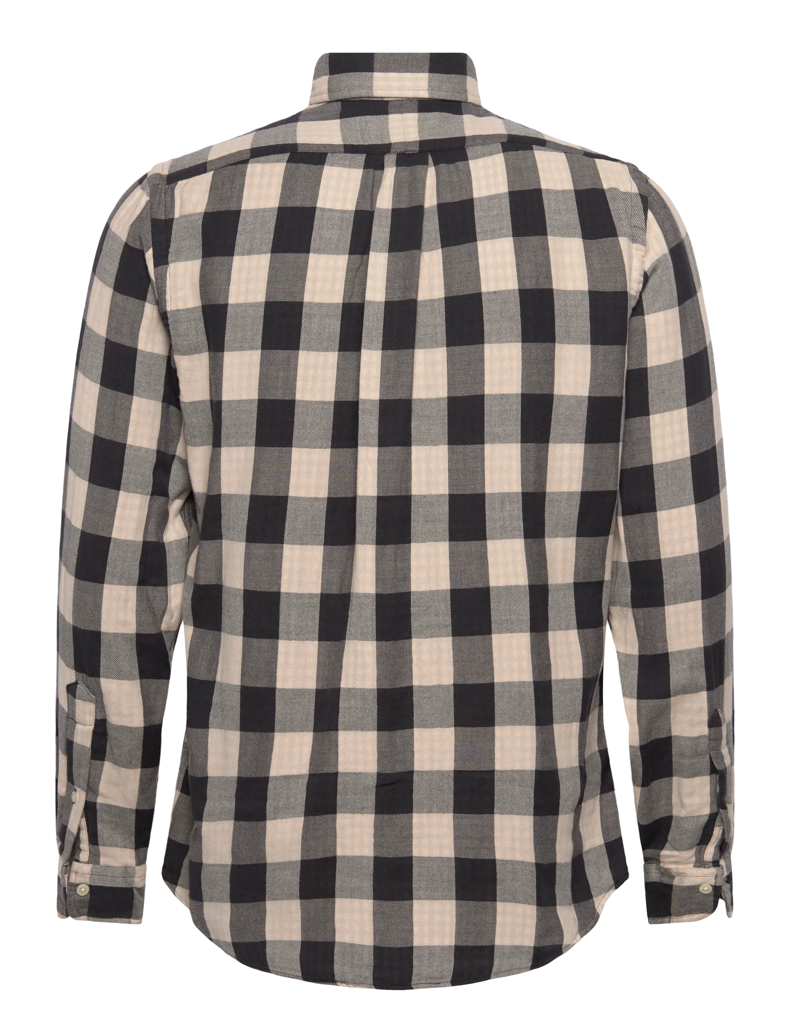Polo Ralph Lauren - Custom Fit Plaid Double-Faced Shirt - rutiga skjortor - 1932 cream/black - 1
