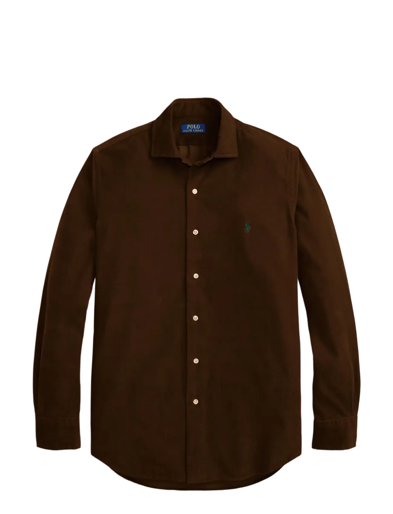 Polo Ralph Lauren Custom Fit Corduroy Shirt - Skjorter - CHOCOLATE MOUSSE / brown