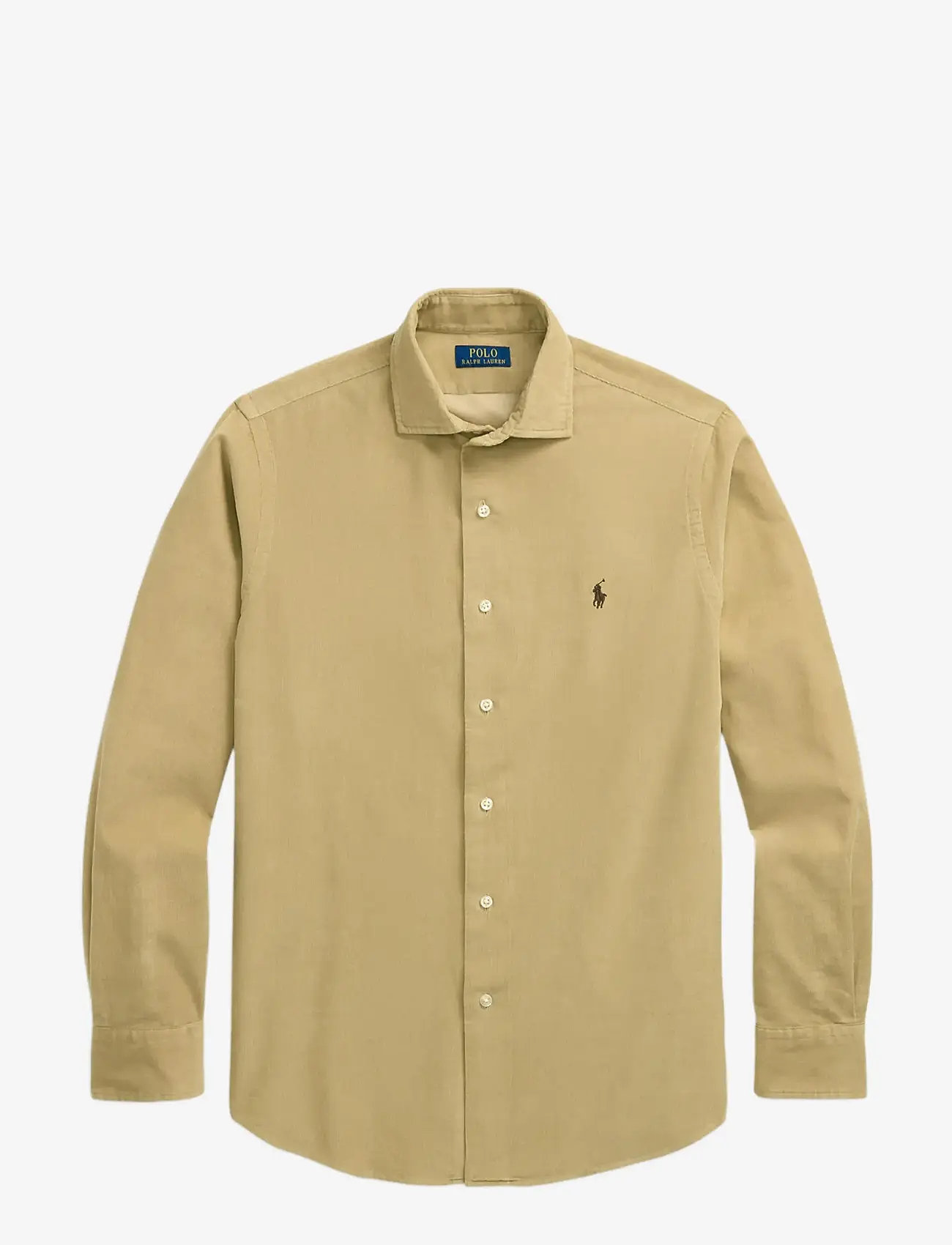 Polo Ralph Lauren - Custom Fit Corduroy Shirt - basic skjortor - coastal beige - 1