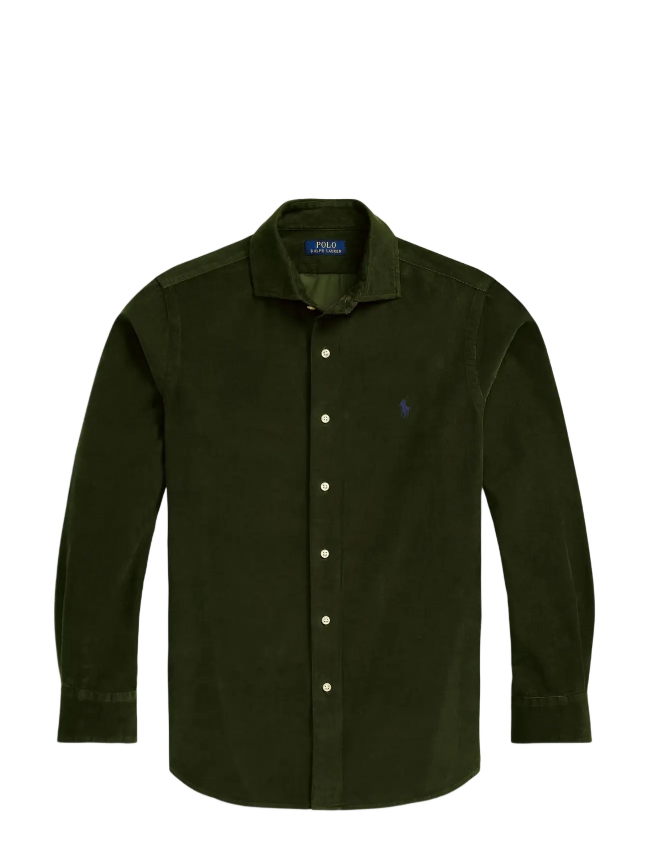 Custom Fit Corduroy Shirt - ESTATE OLIVE