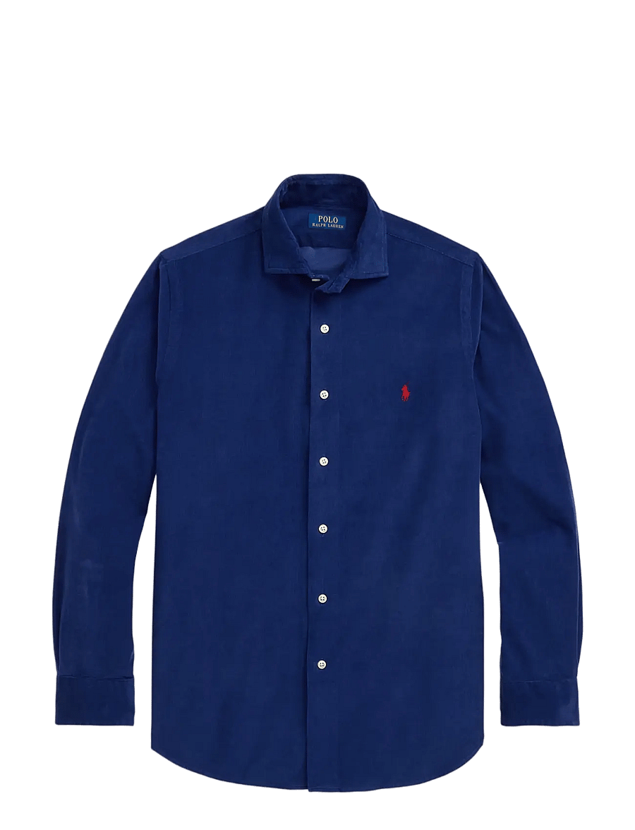 Polo Ralph Lauren - Custom Fit Corduroy Shirt - fløjlsskjorter - freshwater - 1