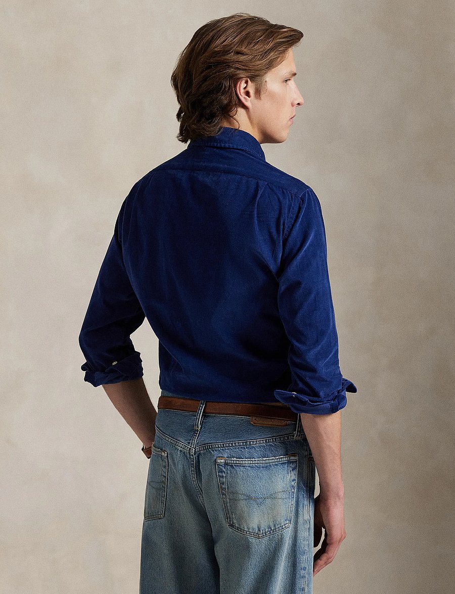 Polo Ralph Lauren - Custom Fit Corduroy Shirt - fløjlsskjorter - freshwater - 2