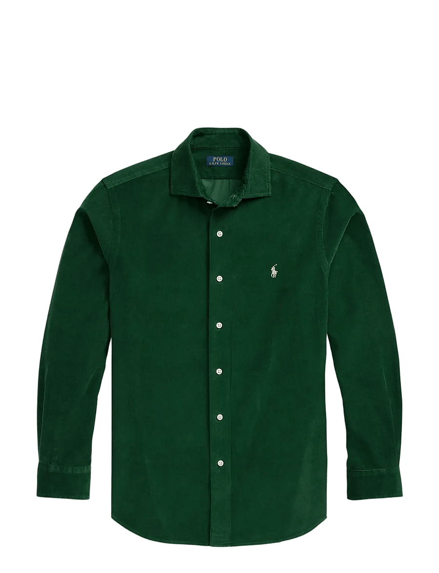 Polo Ralph Lauren - Custom Fit Corduroy Shirt - manchesterskjortor - new forest - 1